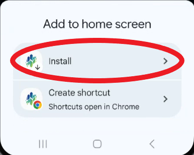 Install confirmation dialog for Android PWA